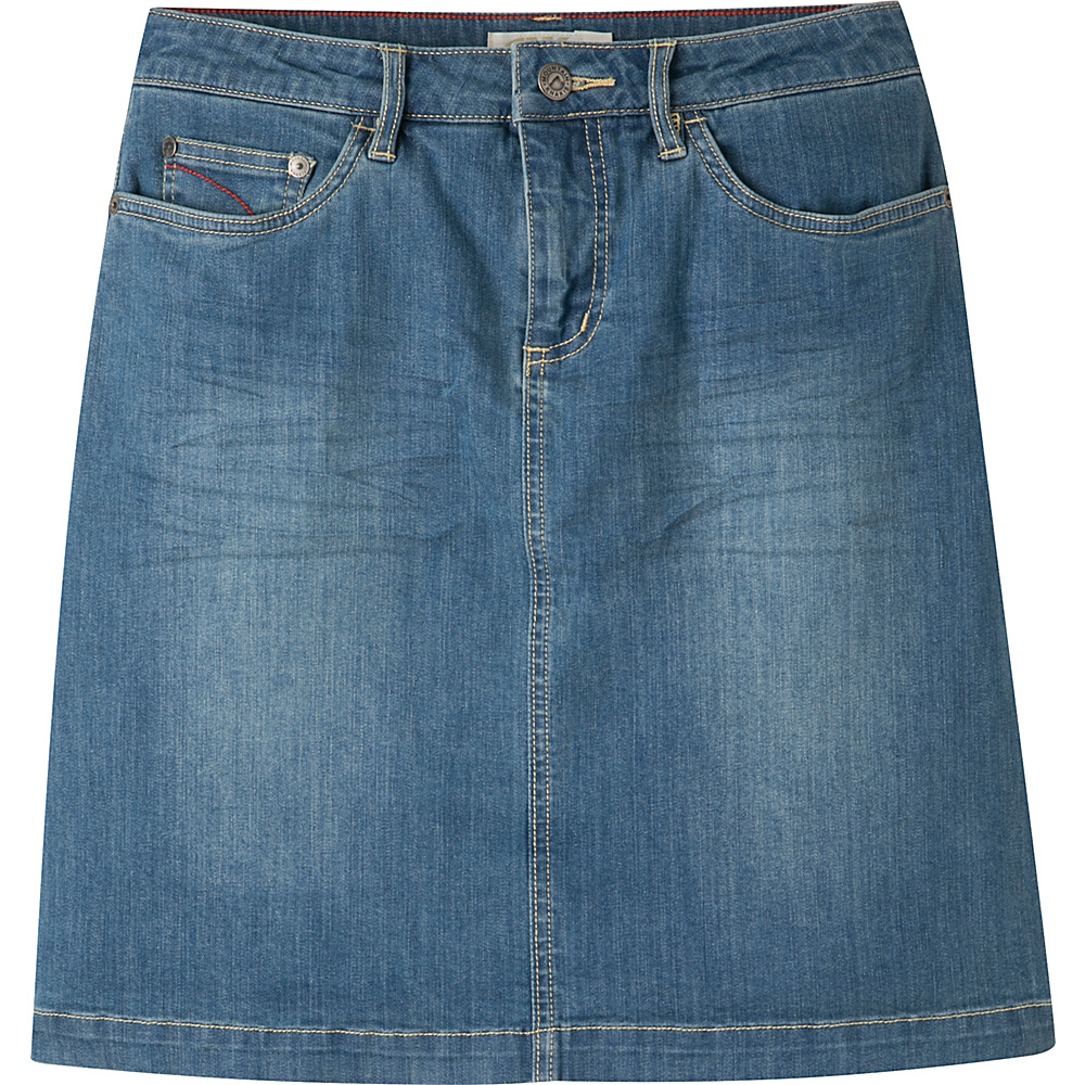 Mountain Khakis Genevieve Jean Skirt Classic Fit 2 Light Wash Mountain Khakis Women s Apparel
