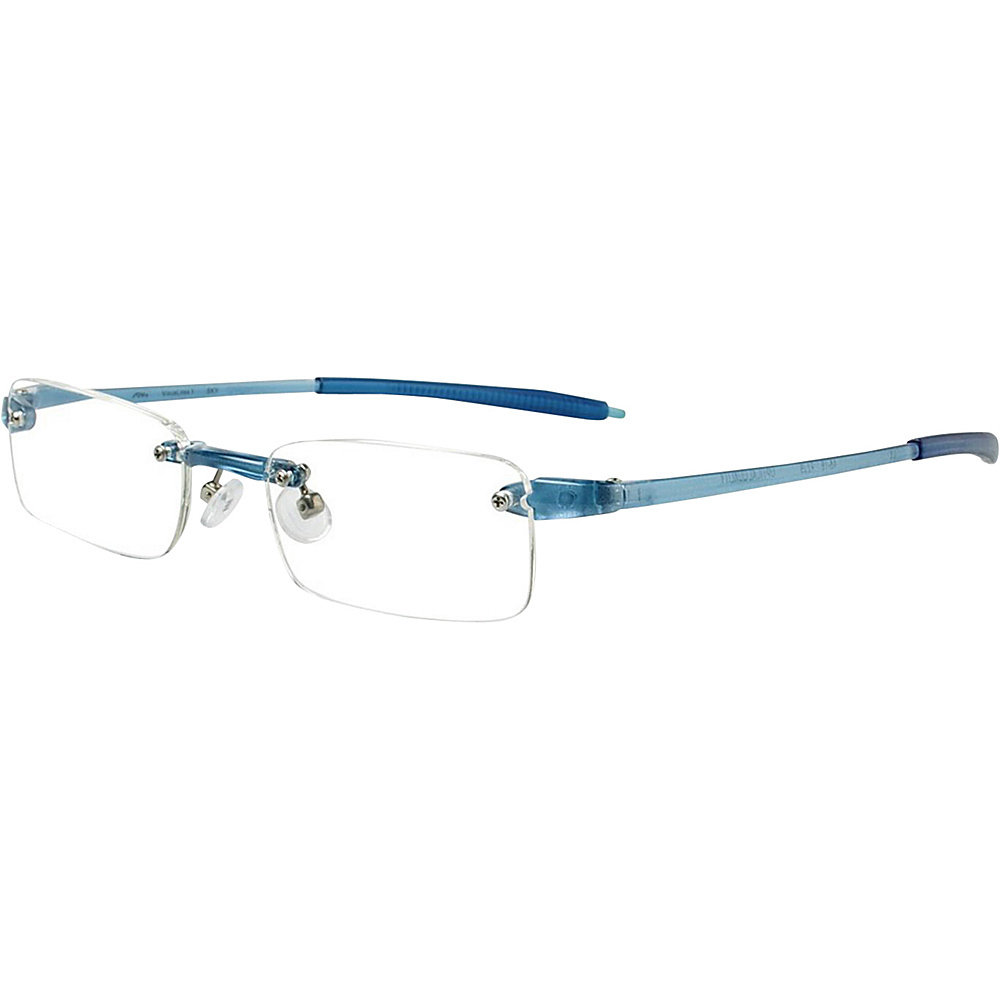 Visualites Rectangle Reading Glasses 1.25 Sky Visualites Sunglasses
