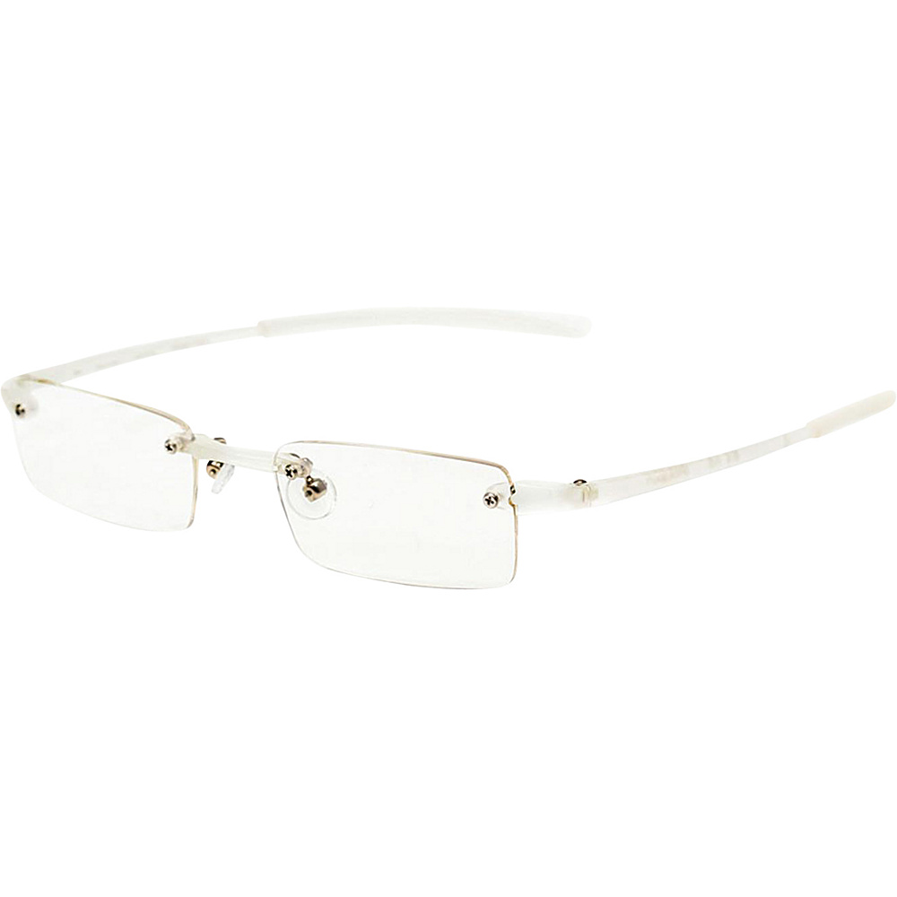 Visualites Rectangle Reading Glasses 3.50 Crystal Visualites Sunglasses