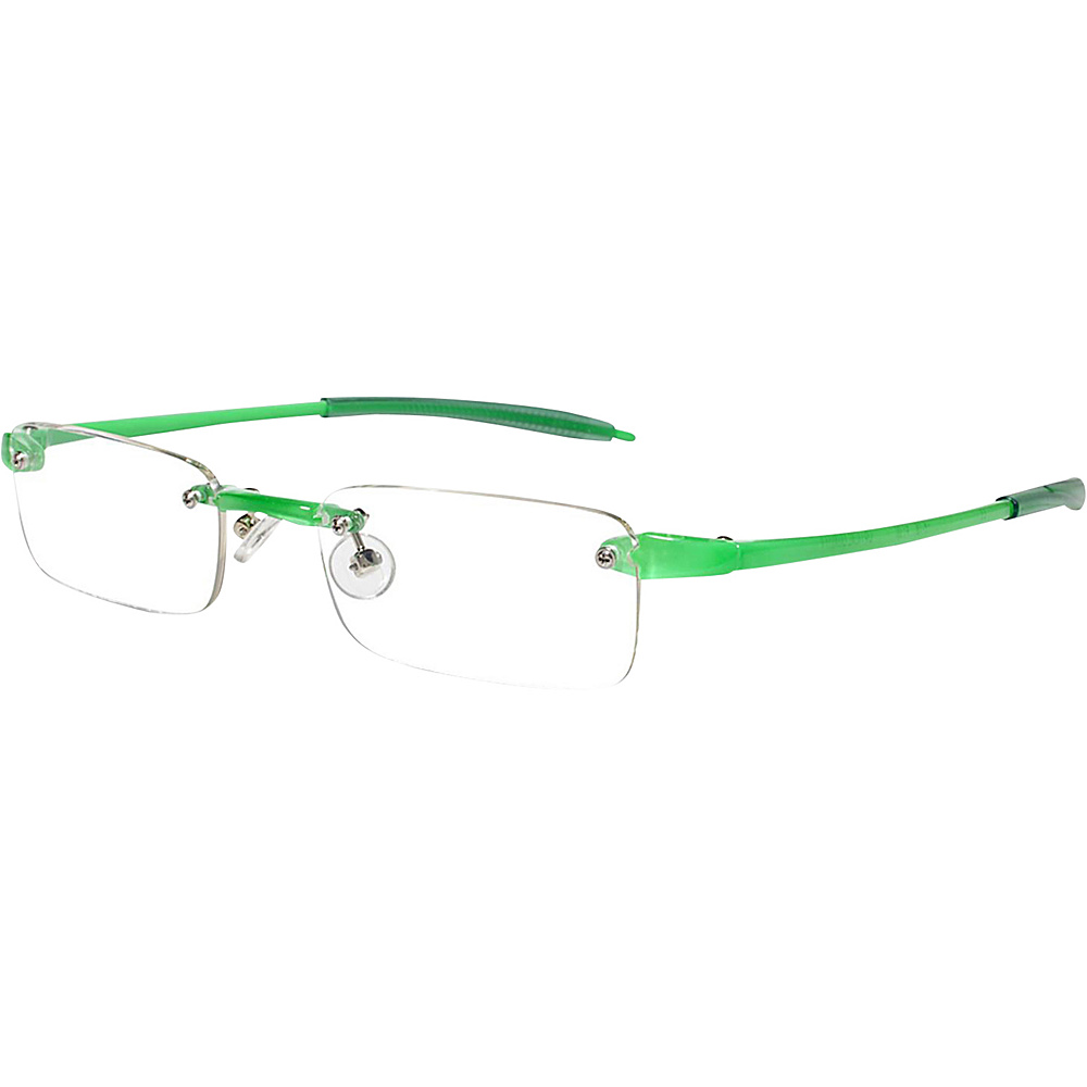 Visualites Rectangle Reading Glasses 1.25 Lime Visualites Sunglasses