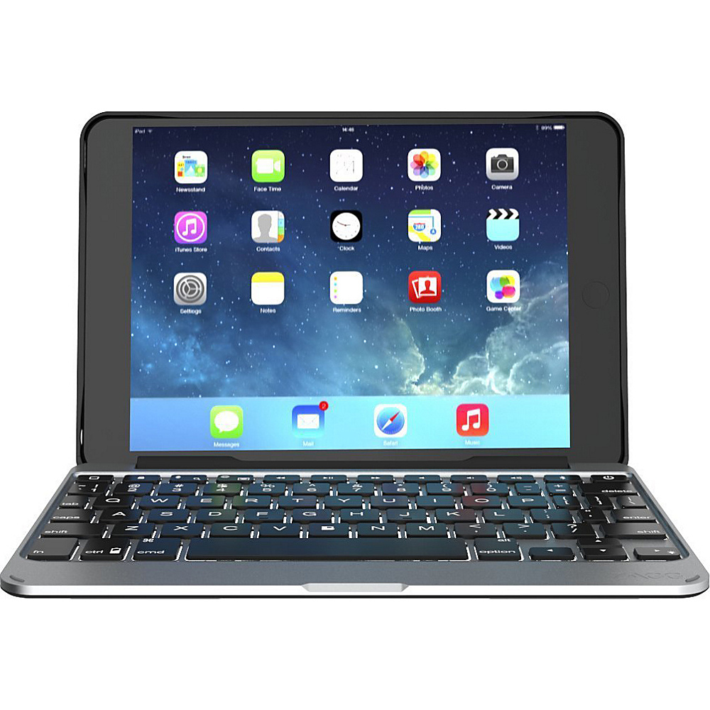 Zagg Ultrathin Slim Book Hinged Keyboard Case for iPad Mini 4 Black Zagg Electronic Cases