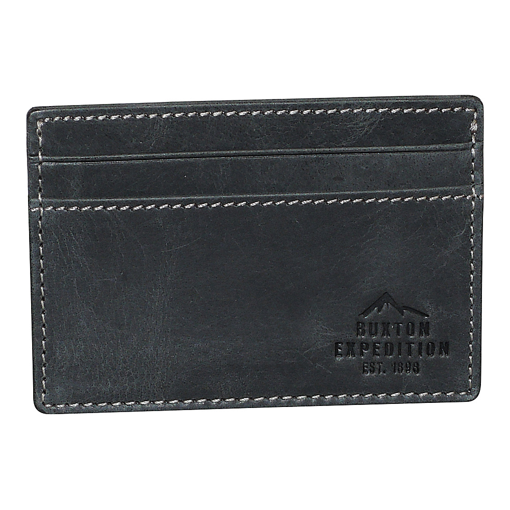 Buxton Expedition II RFID Front Pocket Get Away Black Buxton Men s Wallets