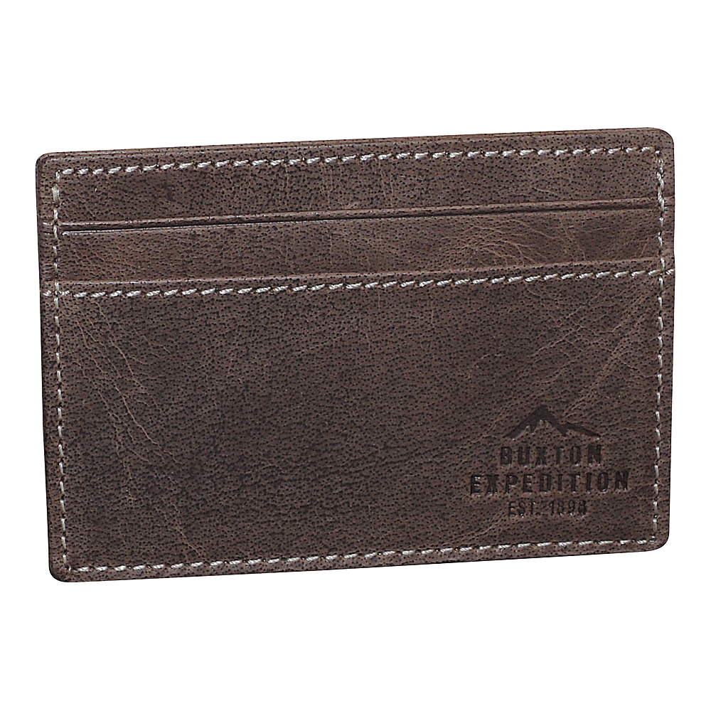 Buxton Expedition II RFID Front Pocket Get Away Walnut Buxton Men s Wallets