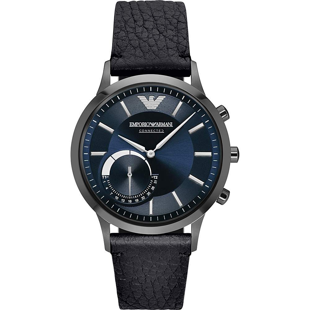 Emporio Armani Hybrid Smartwatch Black Blue Emporio Armani Wearable Technology