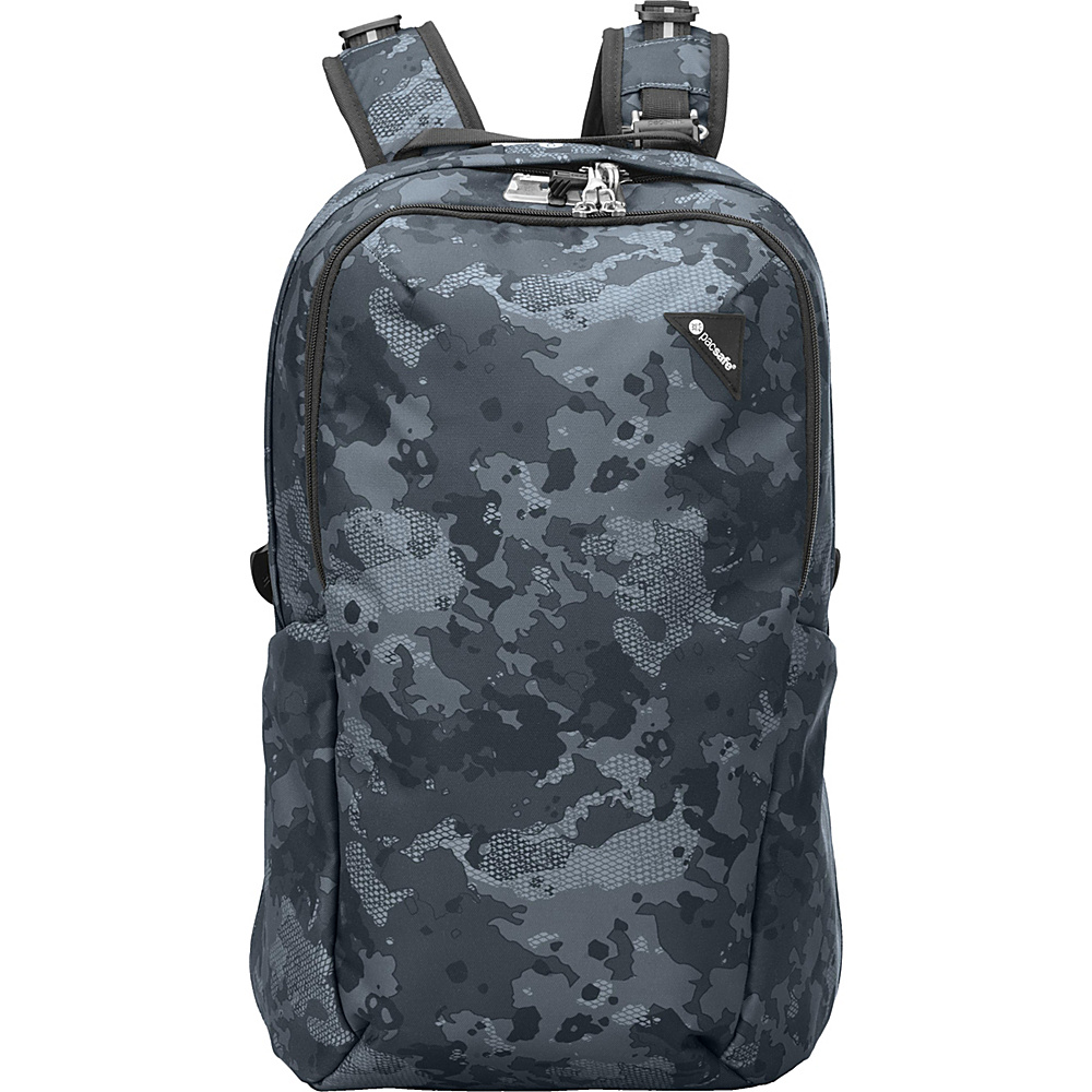 Pacsafe Vibe 25 Anti Theft 25L Backpack Grey Camo Pacsafe Business Laptop Backpacks