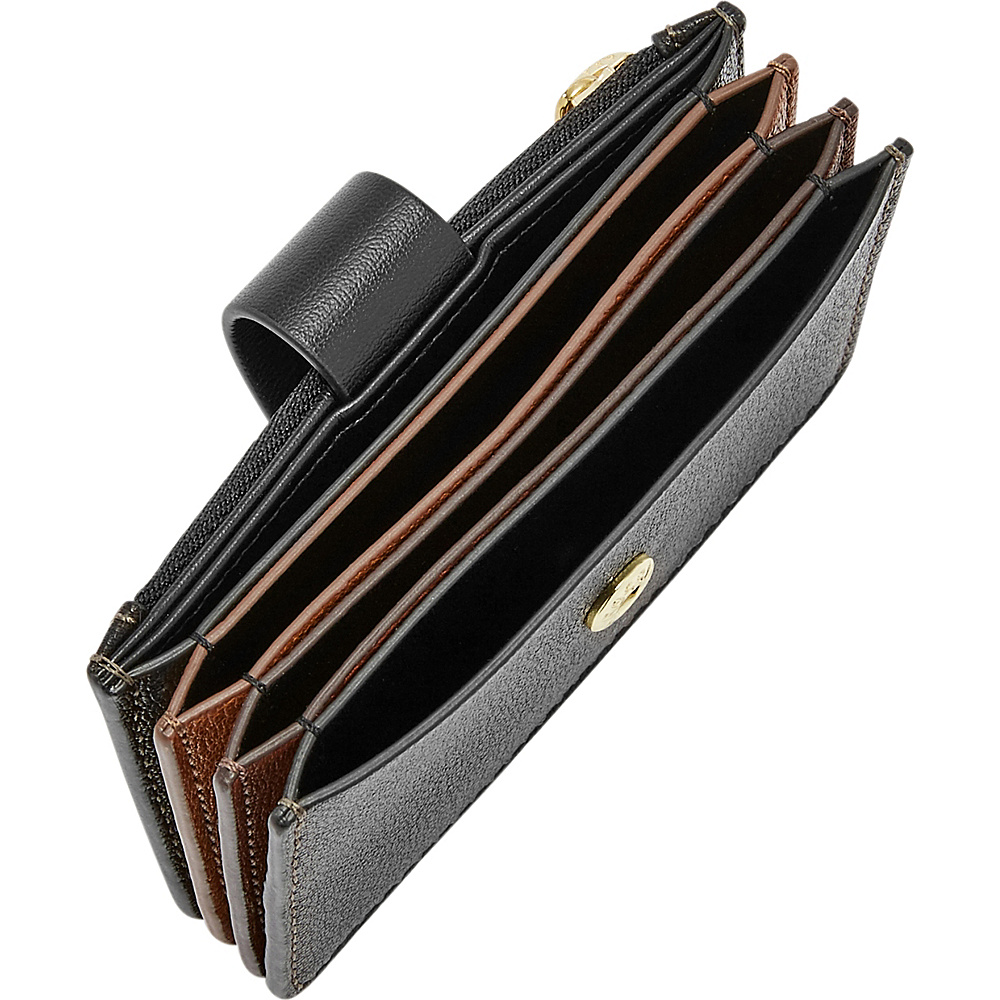 Fossil Mini Tab Wallet Brown - Fossil Designer Handbags