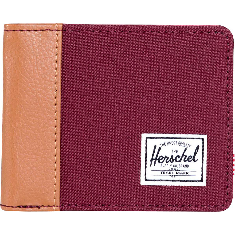 Herschel Supply Co. Edward Bi Fold Wallet Windsor Wine Tan Synthetic Leather Herschel Supply Co. Men s Wallets