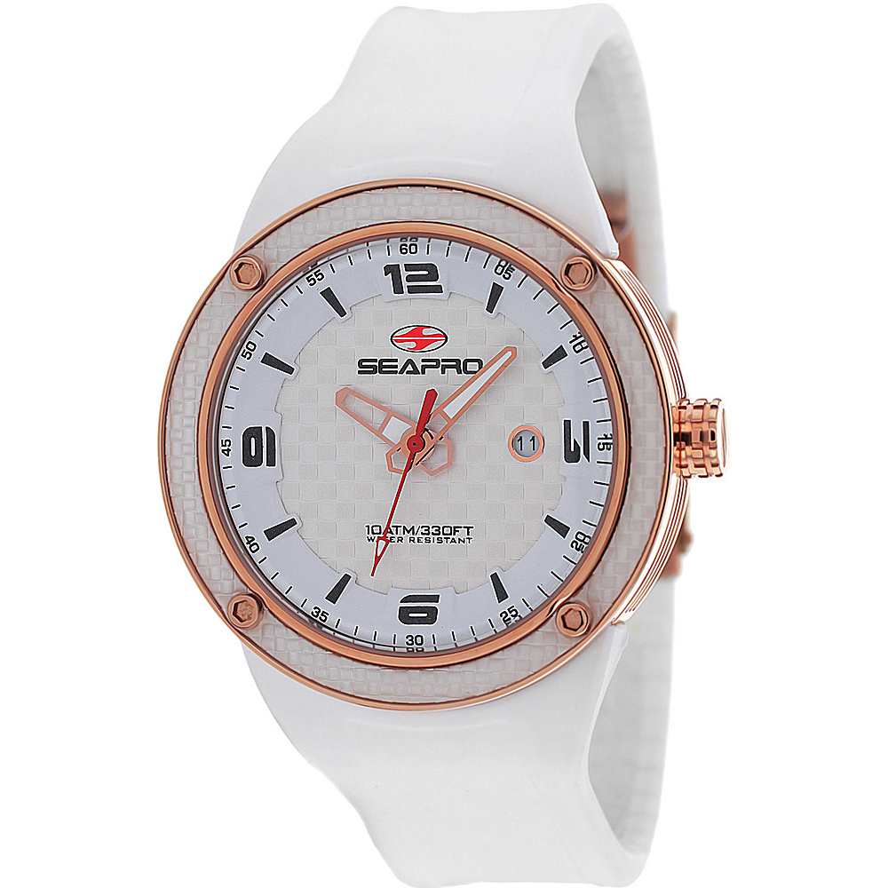 Seapro Watches Men s Driver Watch White Seapro Watches Watches