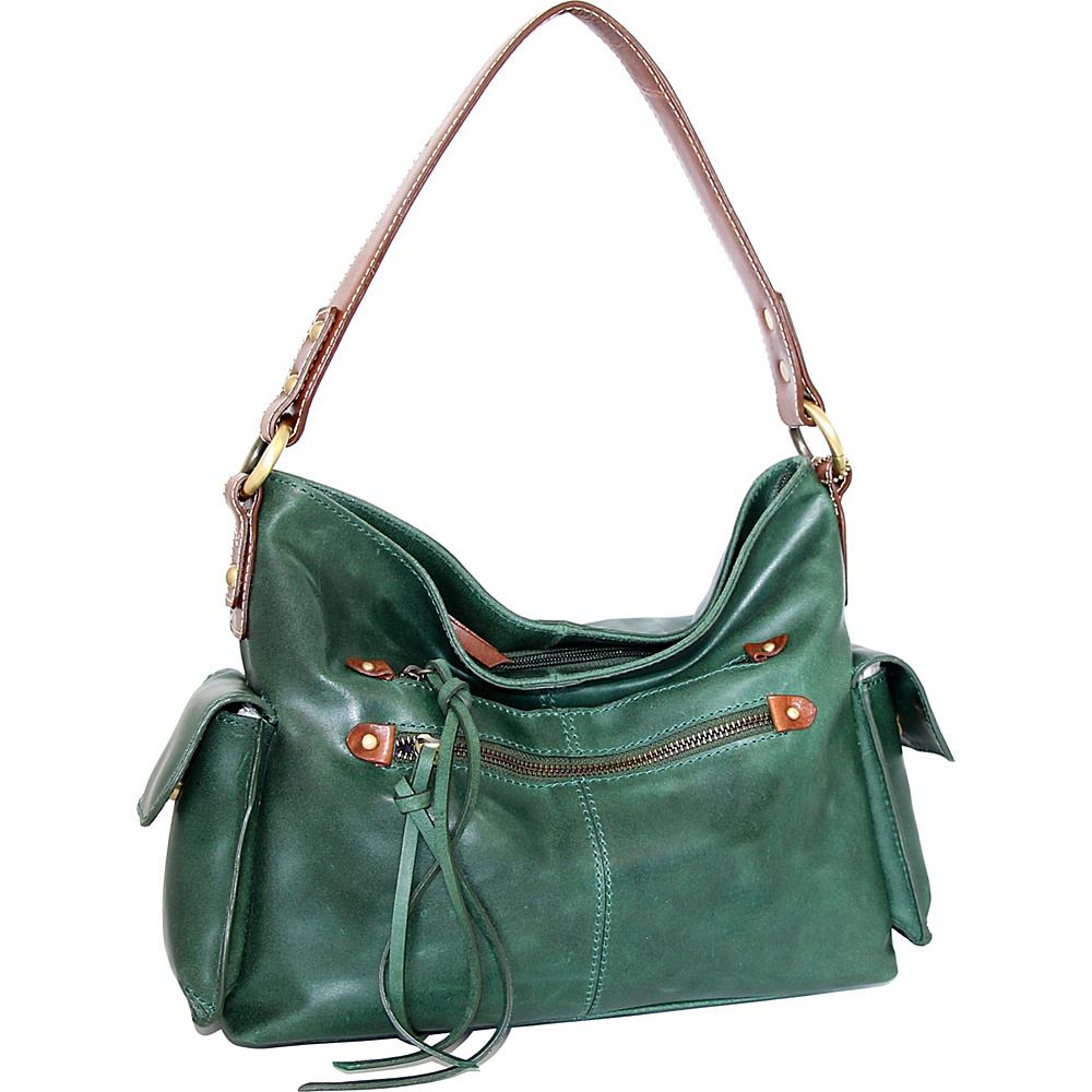 Nino Bossi Abagail Hobo Moss - Nino Bossi Leather Handbags