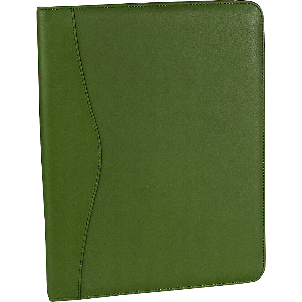 Royce Leather Deluxe Writing Padfolio Green