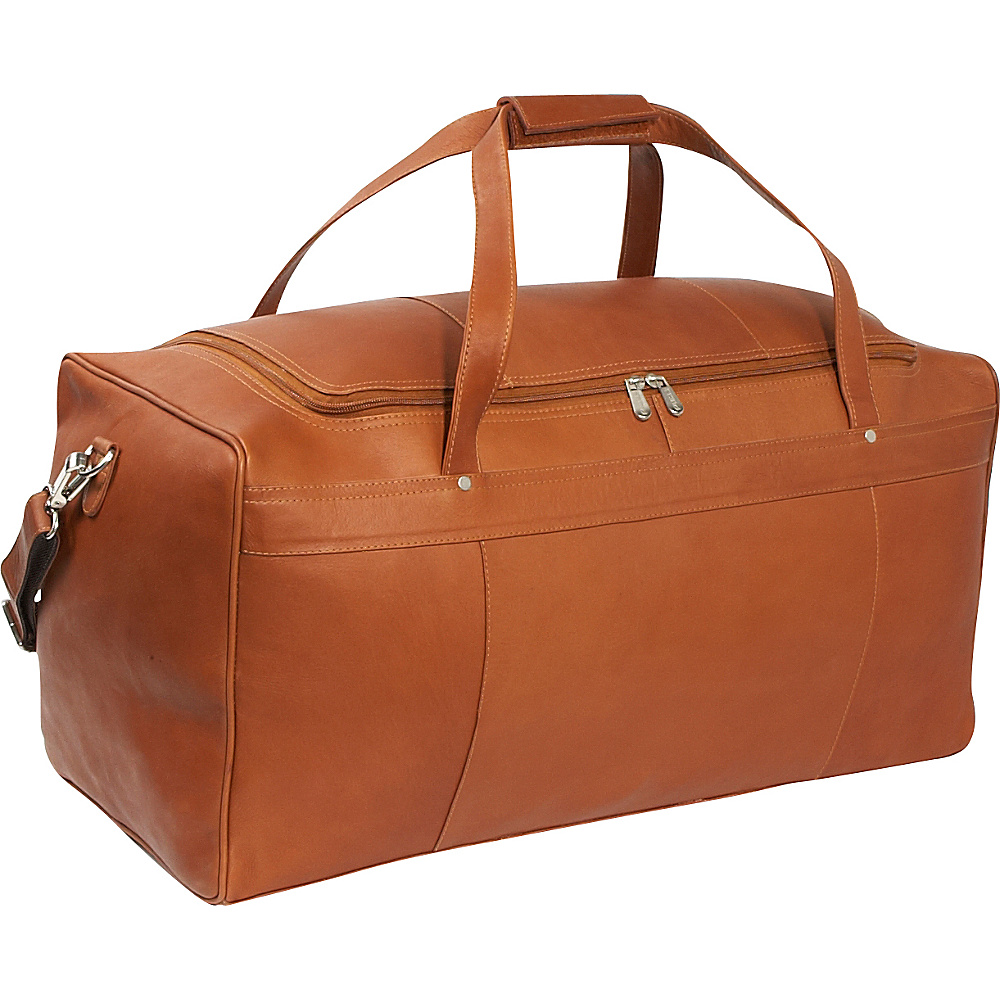 Piel Traveler s Select Large Duffel Bag Saddle