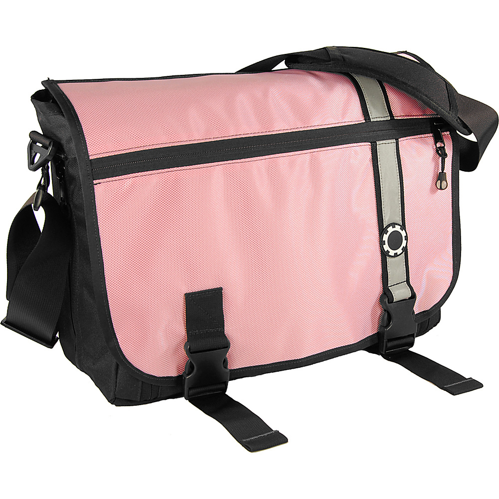 DadGear Messenger Diaper Bag Retro Pink