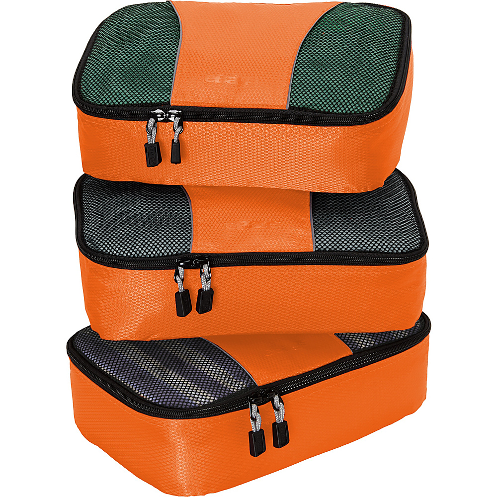 eBags Small Packing Cubes 3pc Set Tangerine
