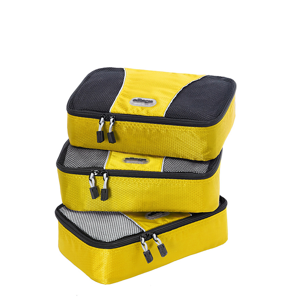 eBags Small Packing Cubes 3pc Set Canary