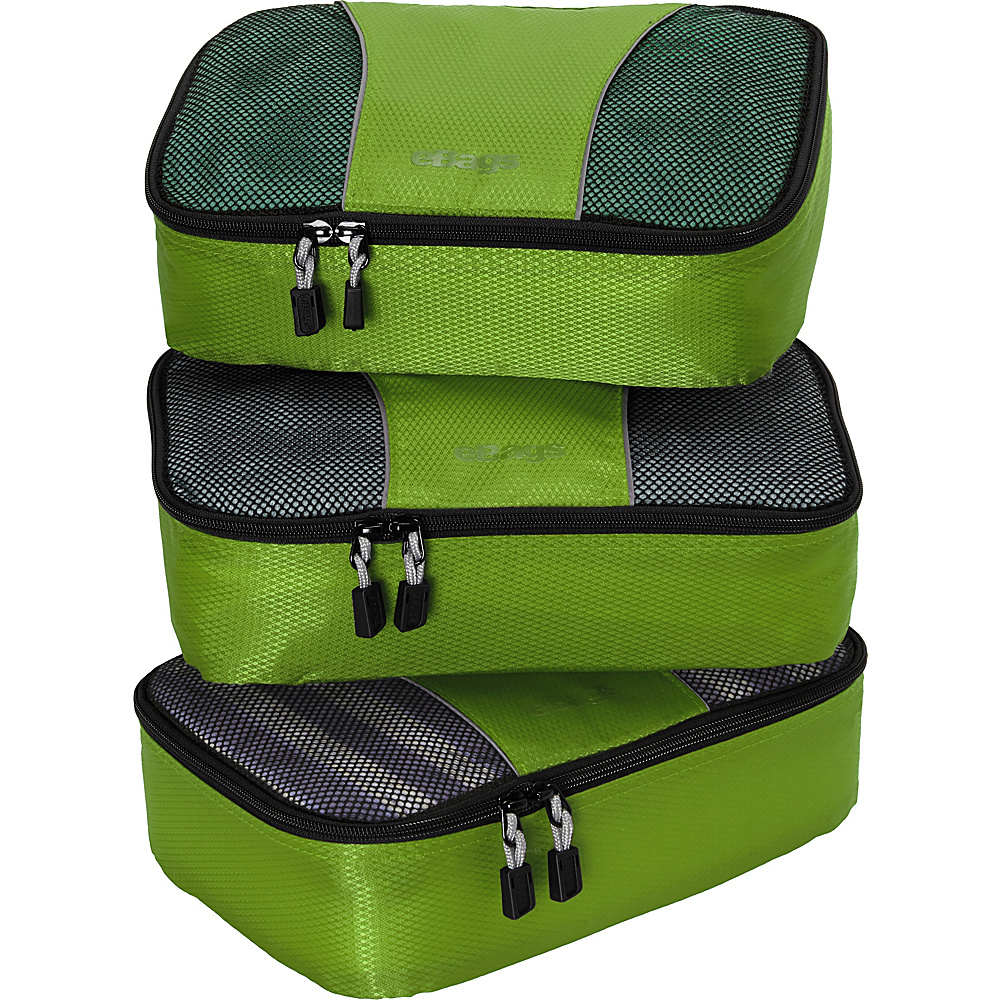 eBags Small Packing Cubes 3pc Set Grasshopper