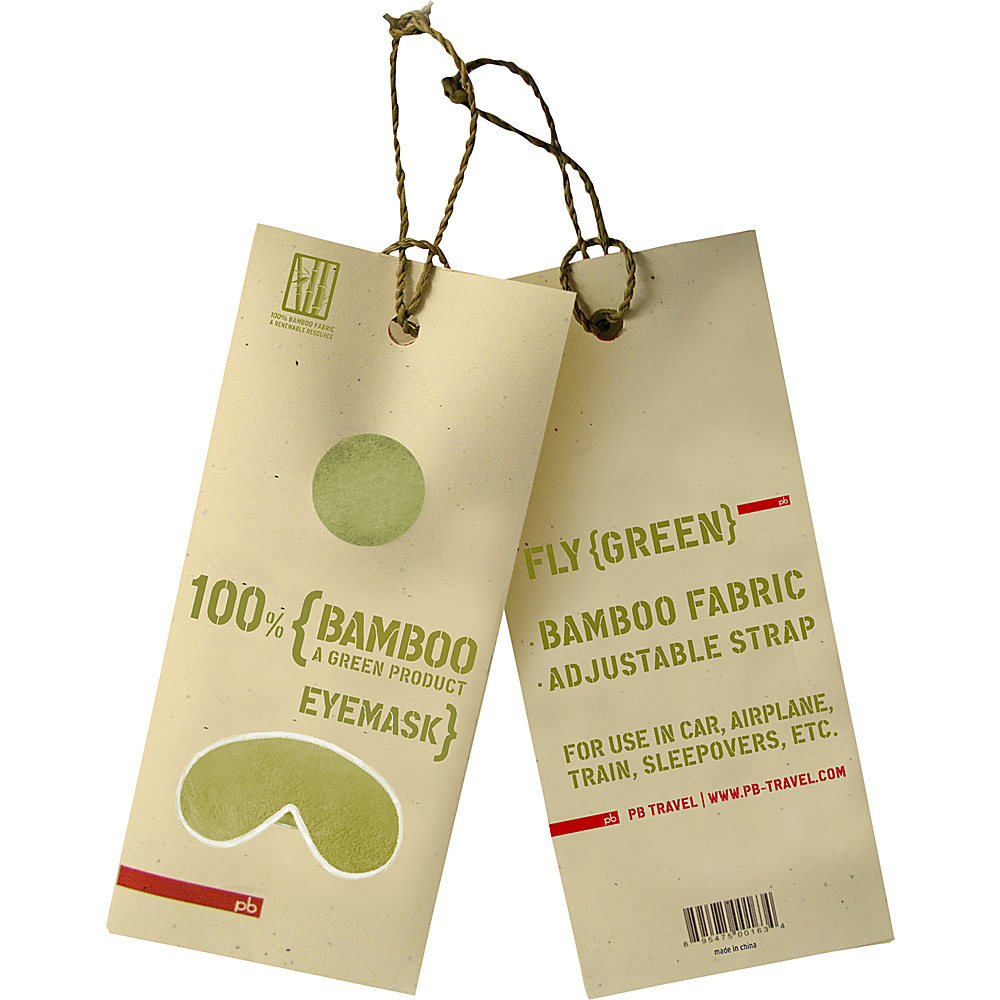 pb travel Bamboo Eyemask Green Tea pb travel Travel Health Beauty