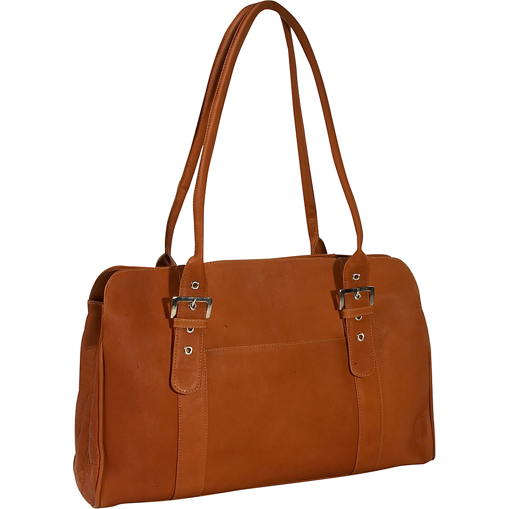 Piel Leather Working Tote Bag Saddle