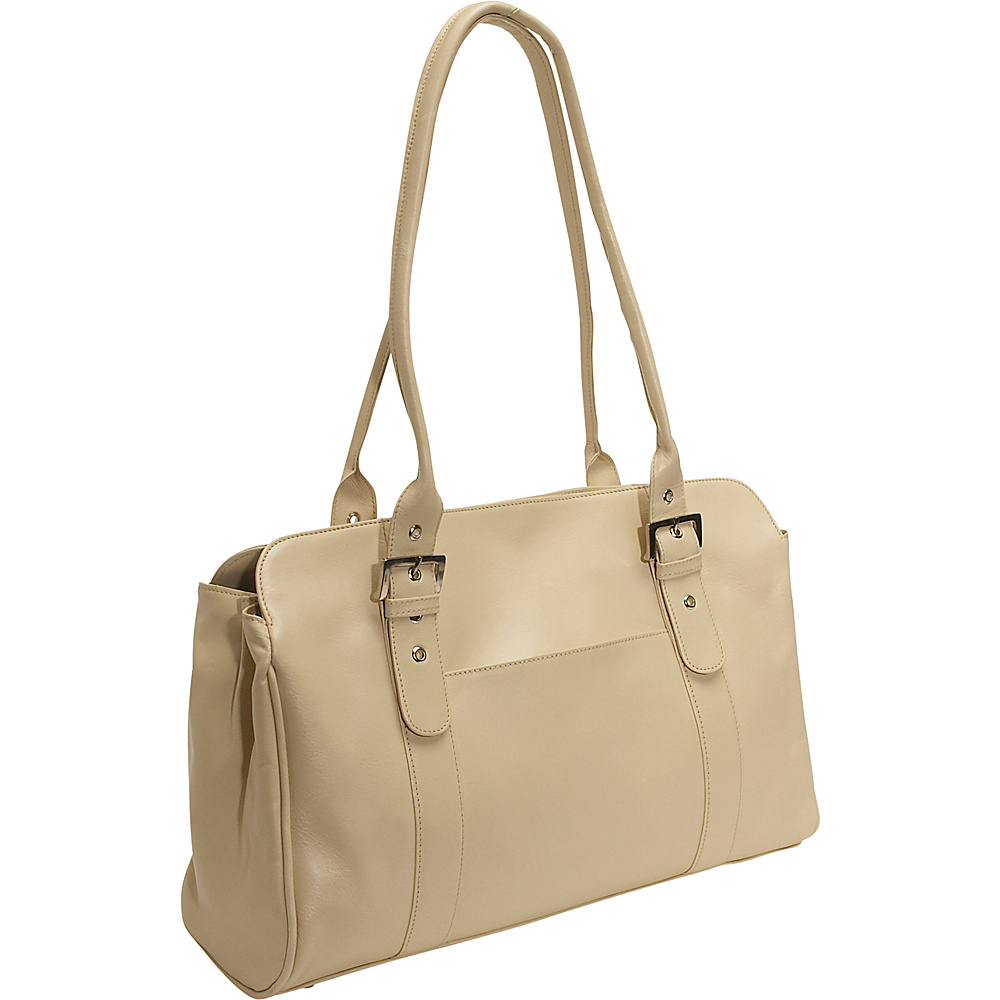 Piel Leather Working Tote Bag Ivory
