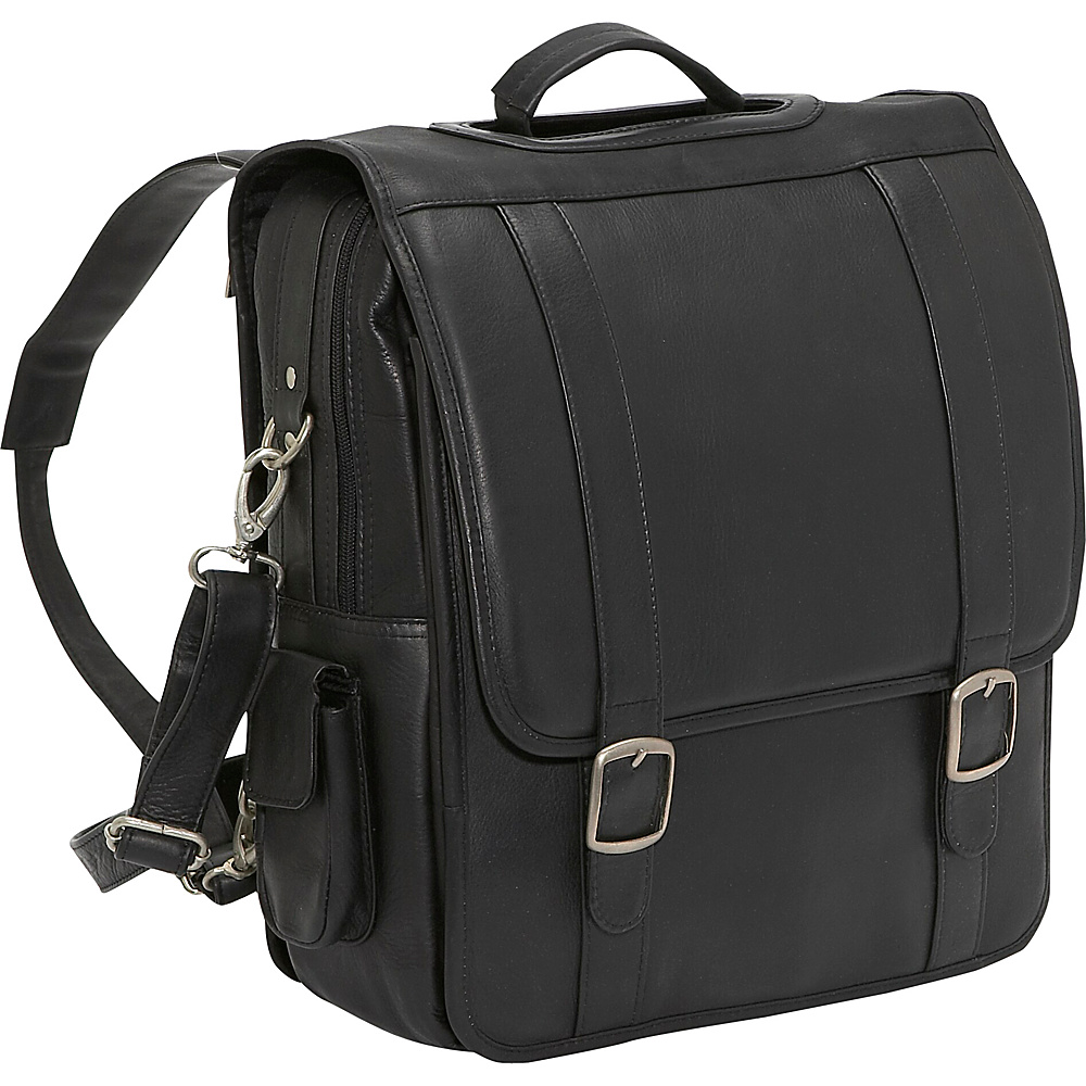 Le Donne Leather Convertible Backpack Laptop Brief