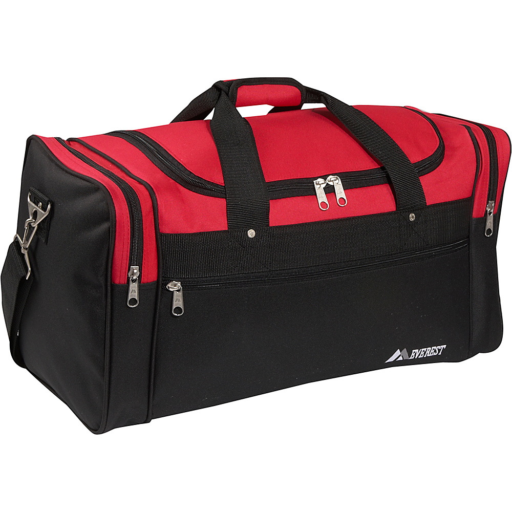 Everest 22 Sports Duffel Bag Red Black