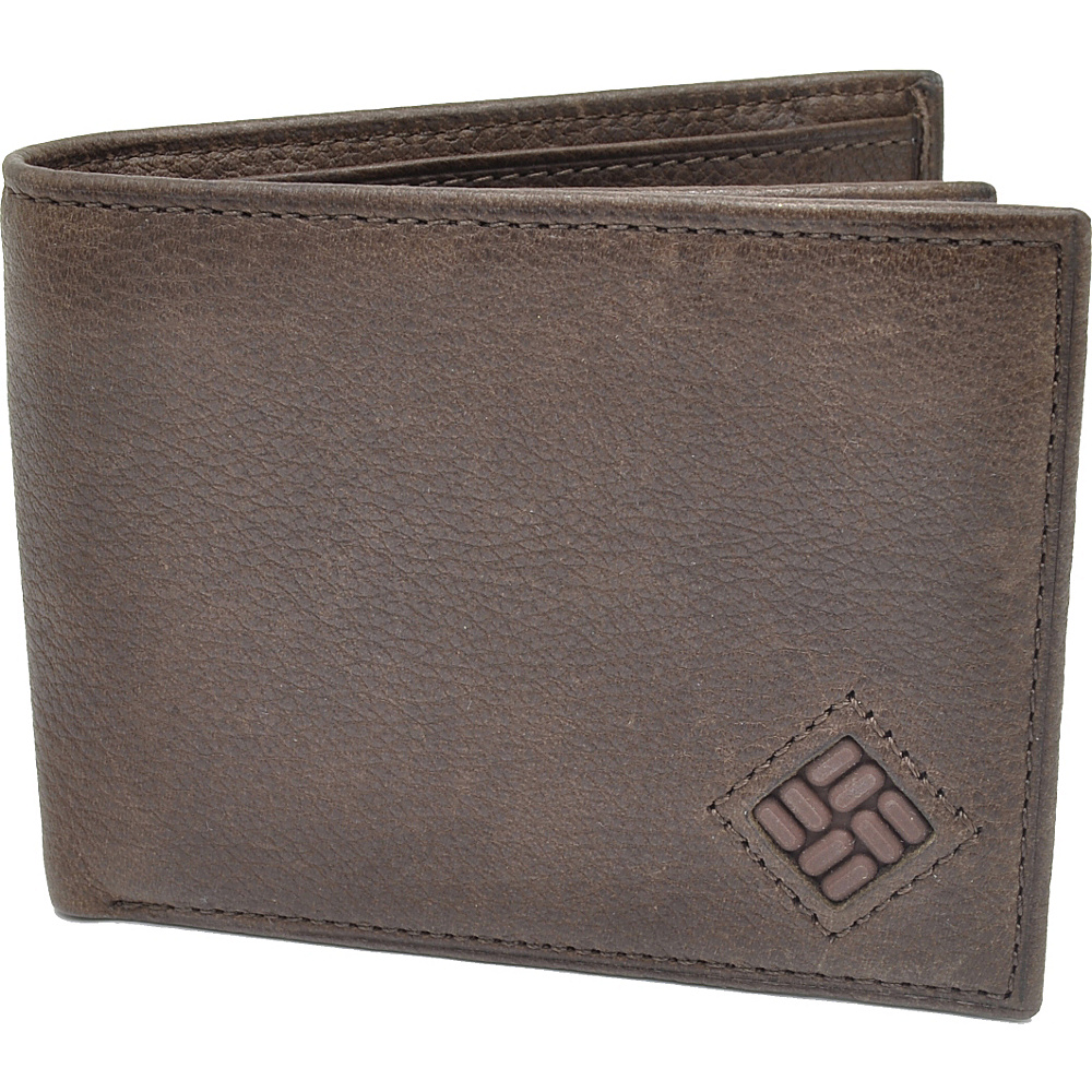 Columbia Extra Capacity Slimfold Wallet Brown