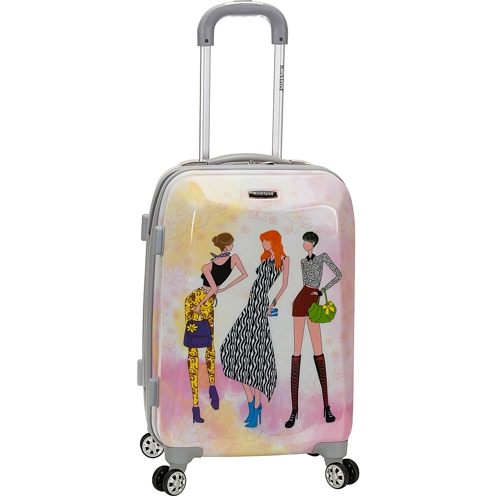 Rockland Luggage 20 Vision Polycarbonate Carry On Fashion Rockland Luggage Hardside Carry On