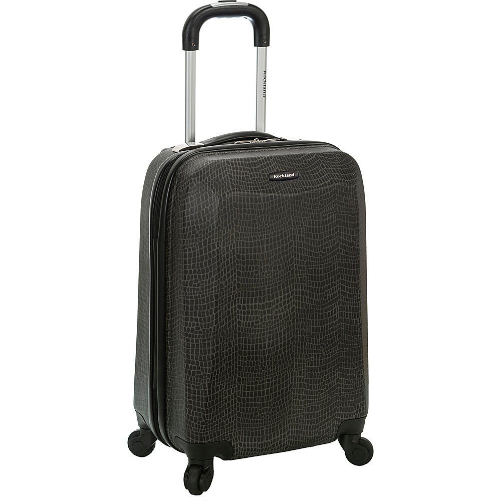 Rockland Luggage 20 Vision Polycarbonate Carry On CROCODILE Rockland Luggage Hardside Carry On