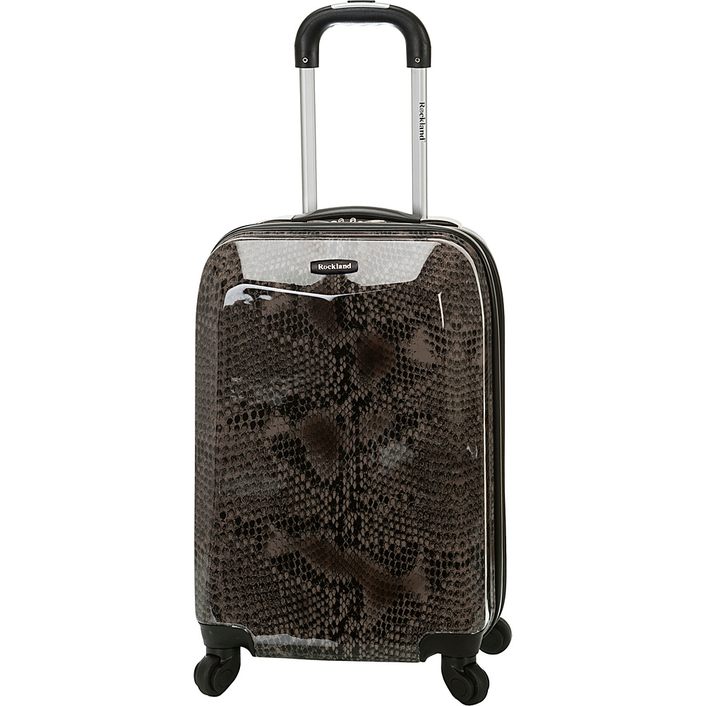 Rockland Luggage 20 Vision Polycarbonate Carry On SNAKE Rockland Luggage Hardside Carry On