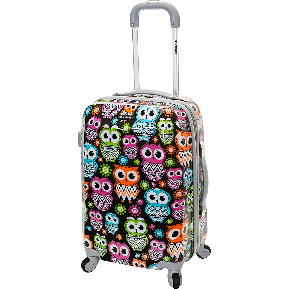 Rockland Luggage 20 Vision Polycarbonate Carry On OWL Rockland Luggage Hardside Carry On
