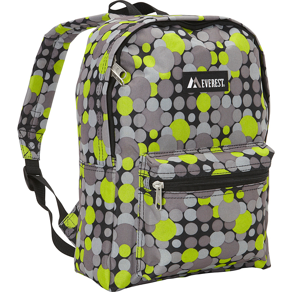 Everest Basic Pattern Backpack Yellow Gray Dot Everest Everyday Backpacks