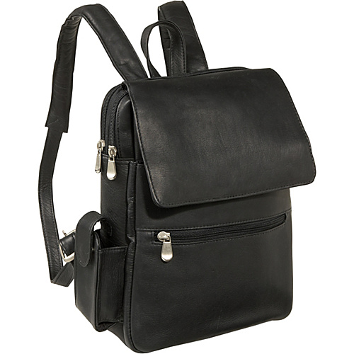 Le Donne Leather Ladies iPad / eReader Backpack - Black