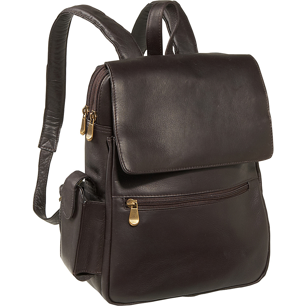 Le Donne Leather Ladies iPad eReader Backpack Caf