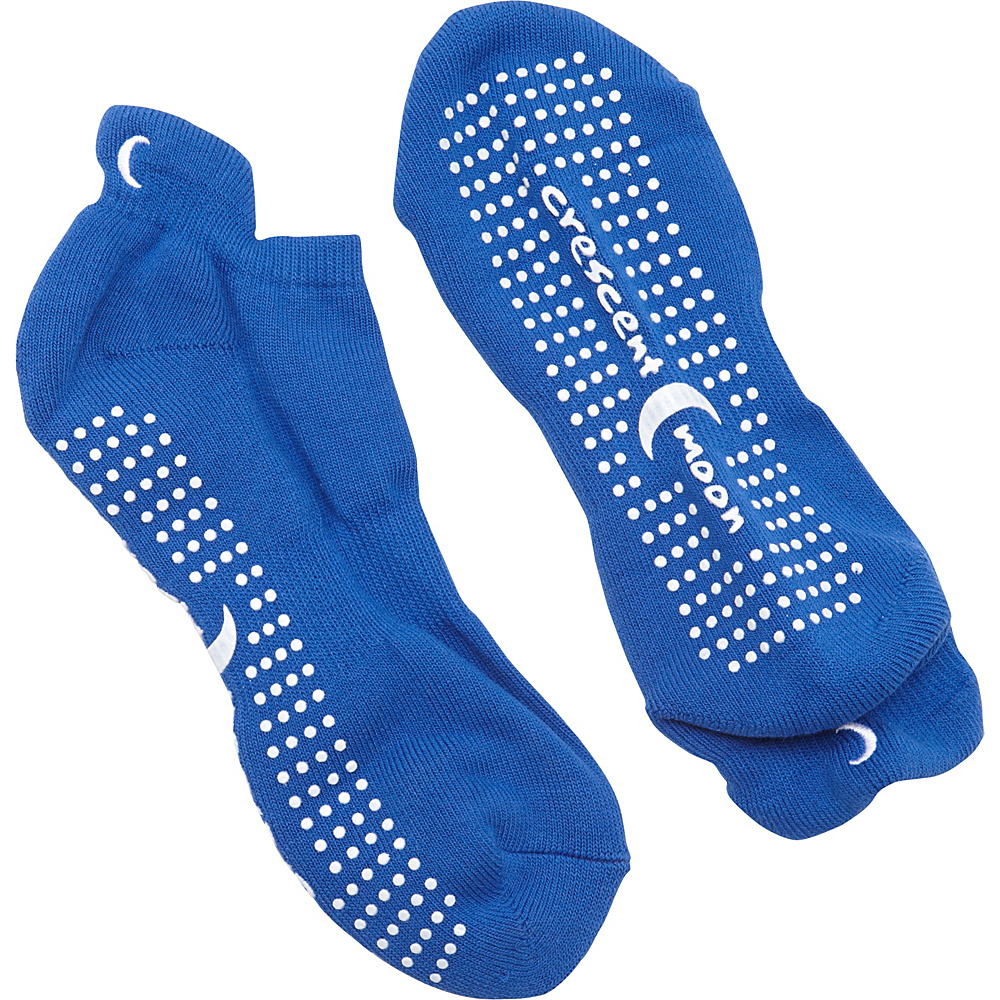 Crescent Moon ExerSocks Barre Yoga Pilates Socks 3 pack Small Royal Blue Crescent Moon Other Sports Bags