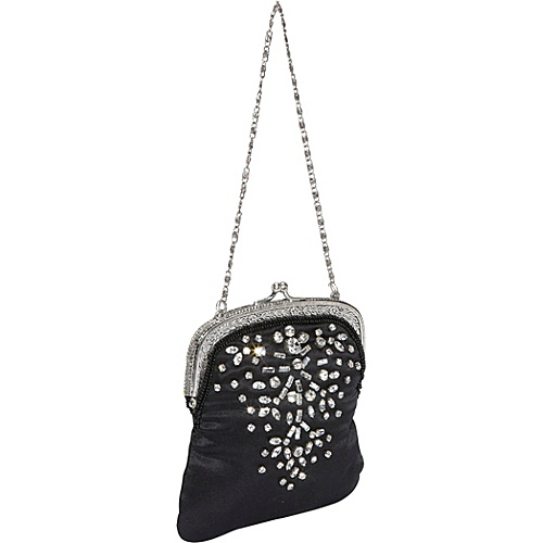 Moyna Handbags Evening Tear Drop Crystal Purse - Shoulder Bag