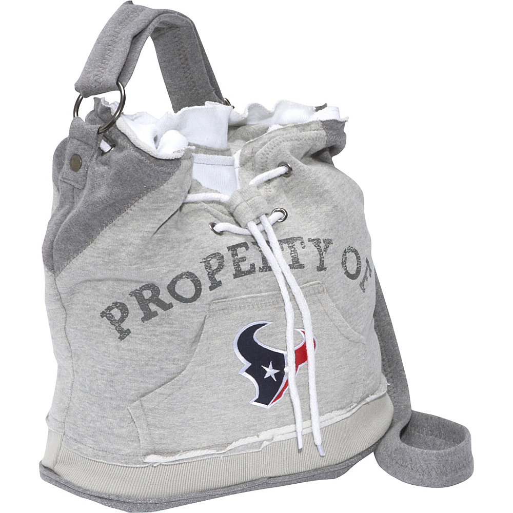 Littlearth NFL Hoodie Duffel Houston Texans Littlearth Fabric Handbags