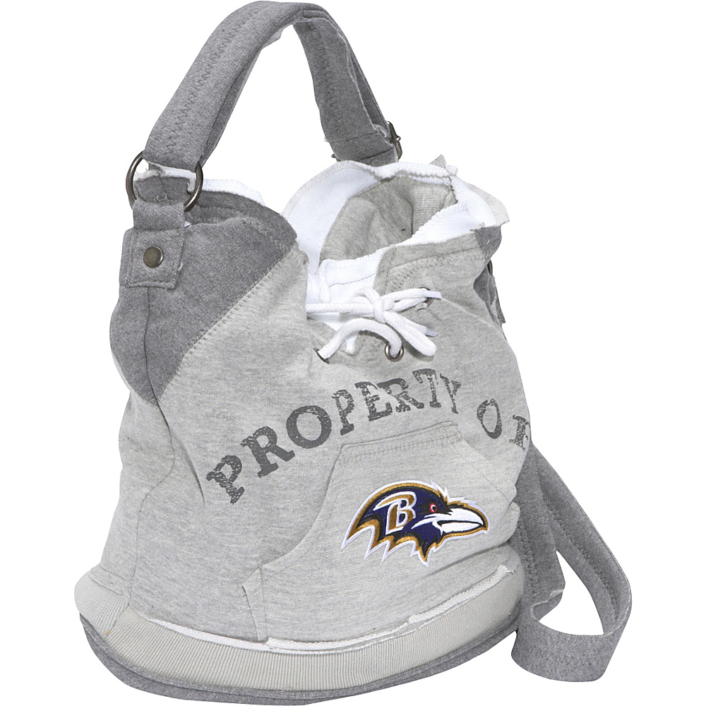 Littlearth NFL Hoodie Duffel Baltimore Ravens Littlearth Fabric Handbags
