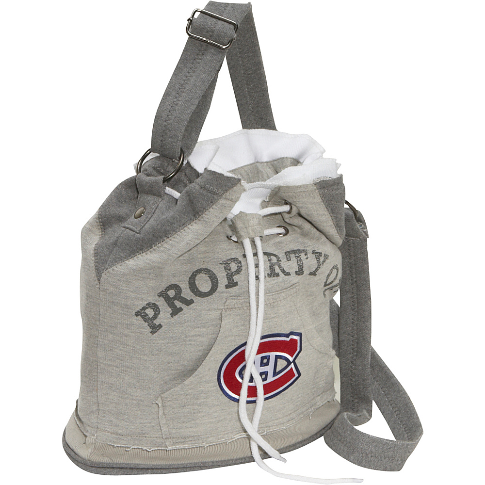 Littlearth NHL Hoodie Duffel Grey Montreal Canadiens Montreal Canadiens Littlearth Fabric Handbags