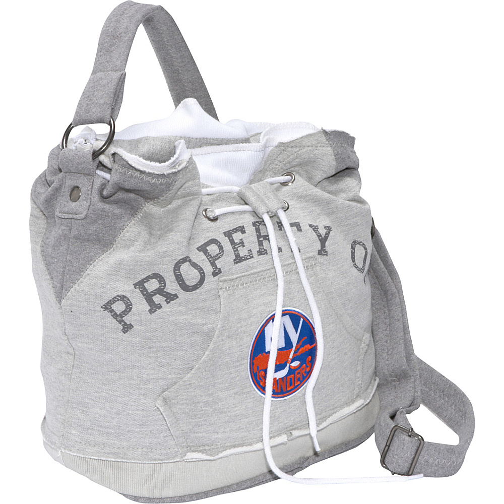 Littlearth NHL Hoodie Duffel Grey New York Islanders New York Islanders Littlearth Fabric Handbags