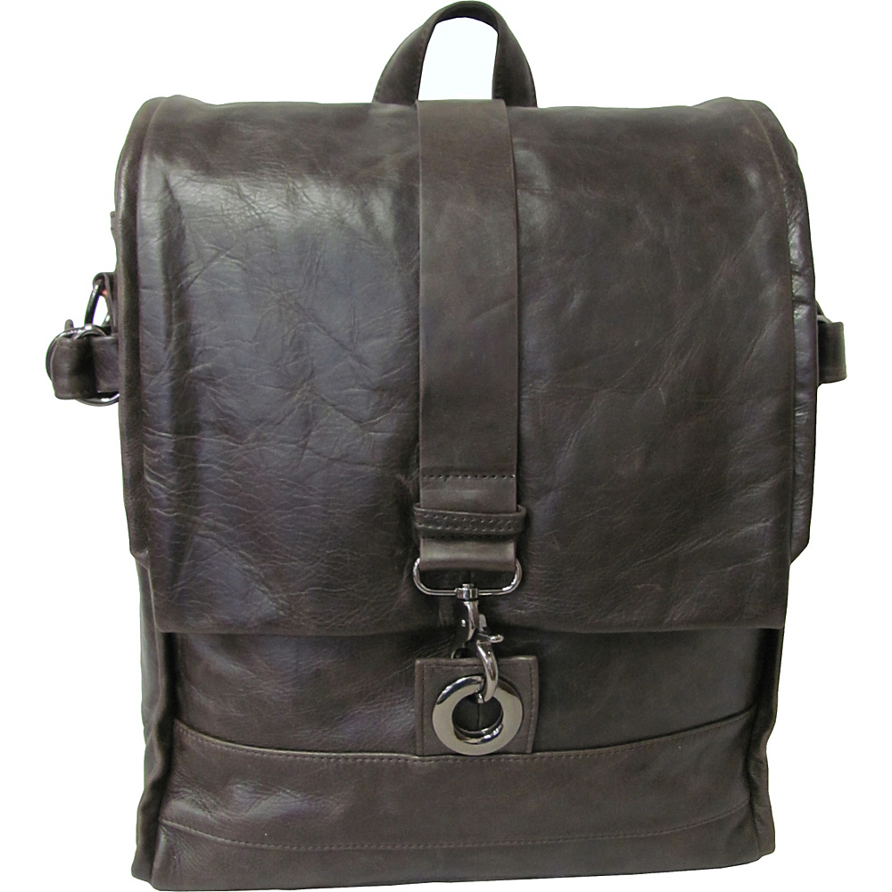 AmeriLeather Vintage Messenger Bag Backpack Dark Brown AmeriLeather Messenger Bags