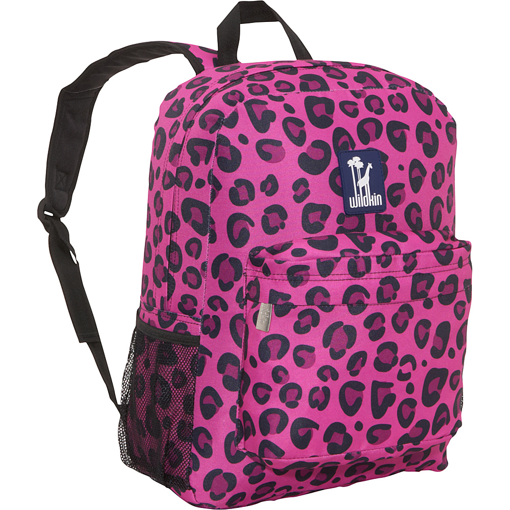 Wildkin Pink Leopard Crackerjack Backpack Pink Leopard Wildkin Everyday Backpacks