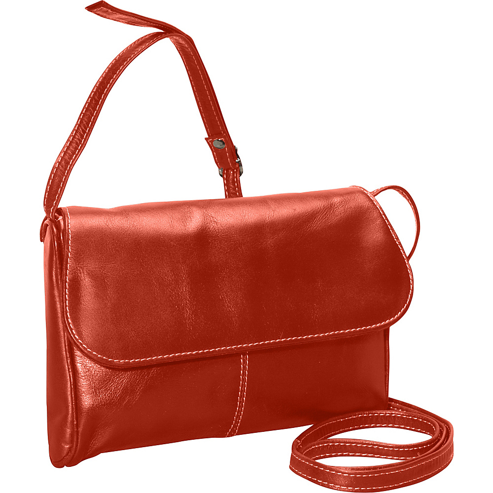 David King Co. Florentine Flap Front Handbag Honey David King Co. Leather Handbags