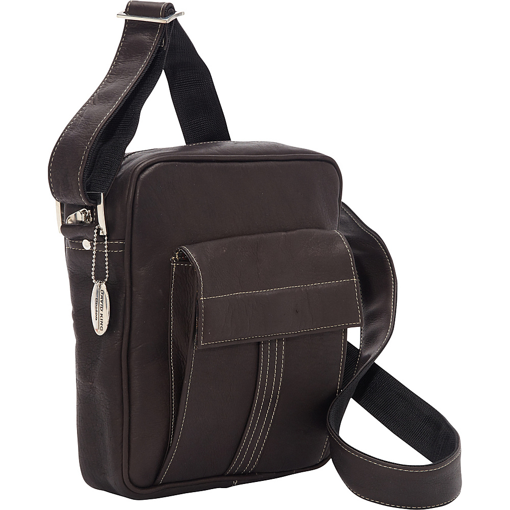 David King Co. Deluxe Medium Size Messenger with Flap Cafe David King Co. Other Men s Bags