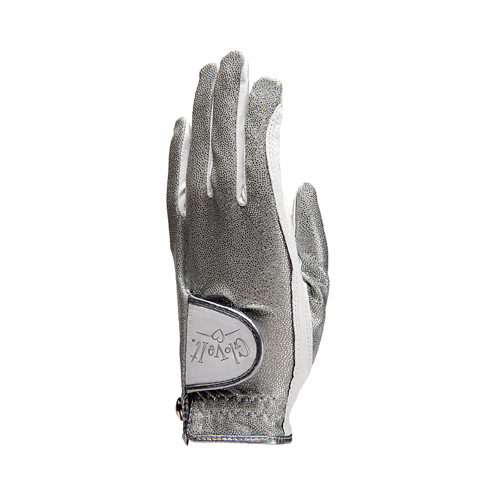 Glove It Silver Bling Glove Silver Left Hand Large Glove It Sports Accessories