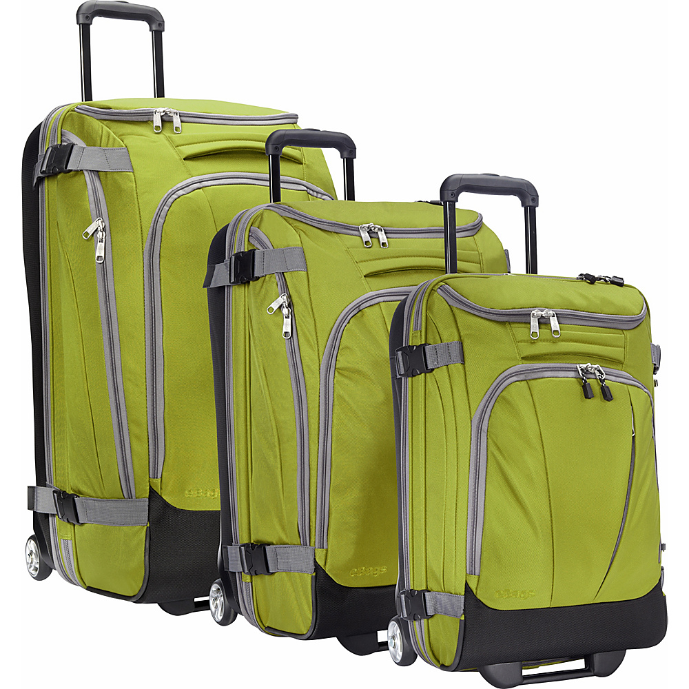 eBags Value Set TLS 29 TLS Junior 25 TLS Mini 21 Wheeled Duffels Green Envy eBags Luggage Sets