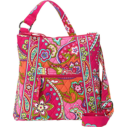 Vera Bradley Hipster Crossbody Pink Swirls - Vera Bradley Fabric Handbags