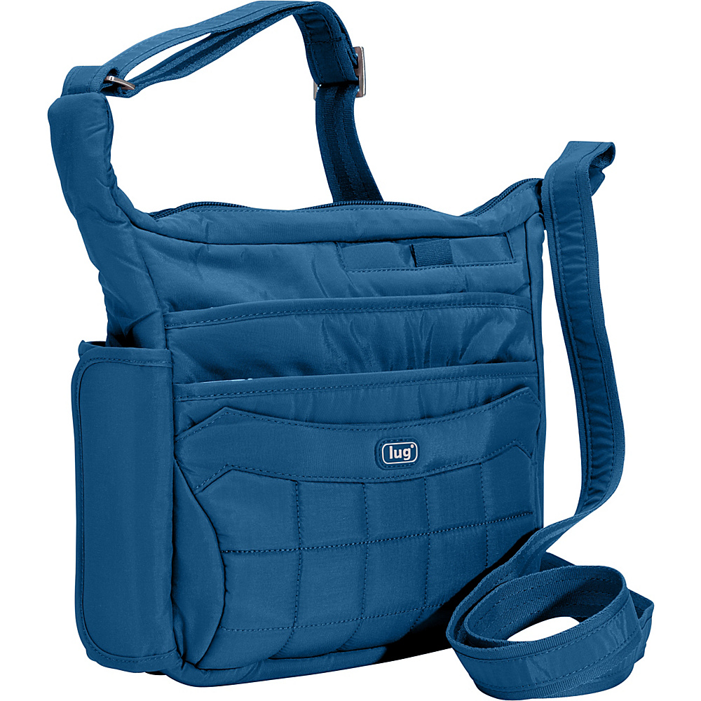 Lug Flutter Mini Cross Body Ocean Blue Lug Fabric Handbags