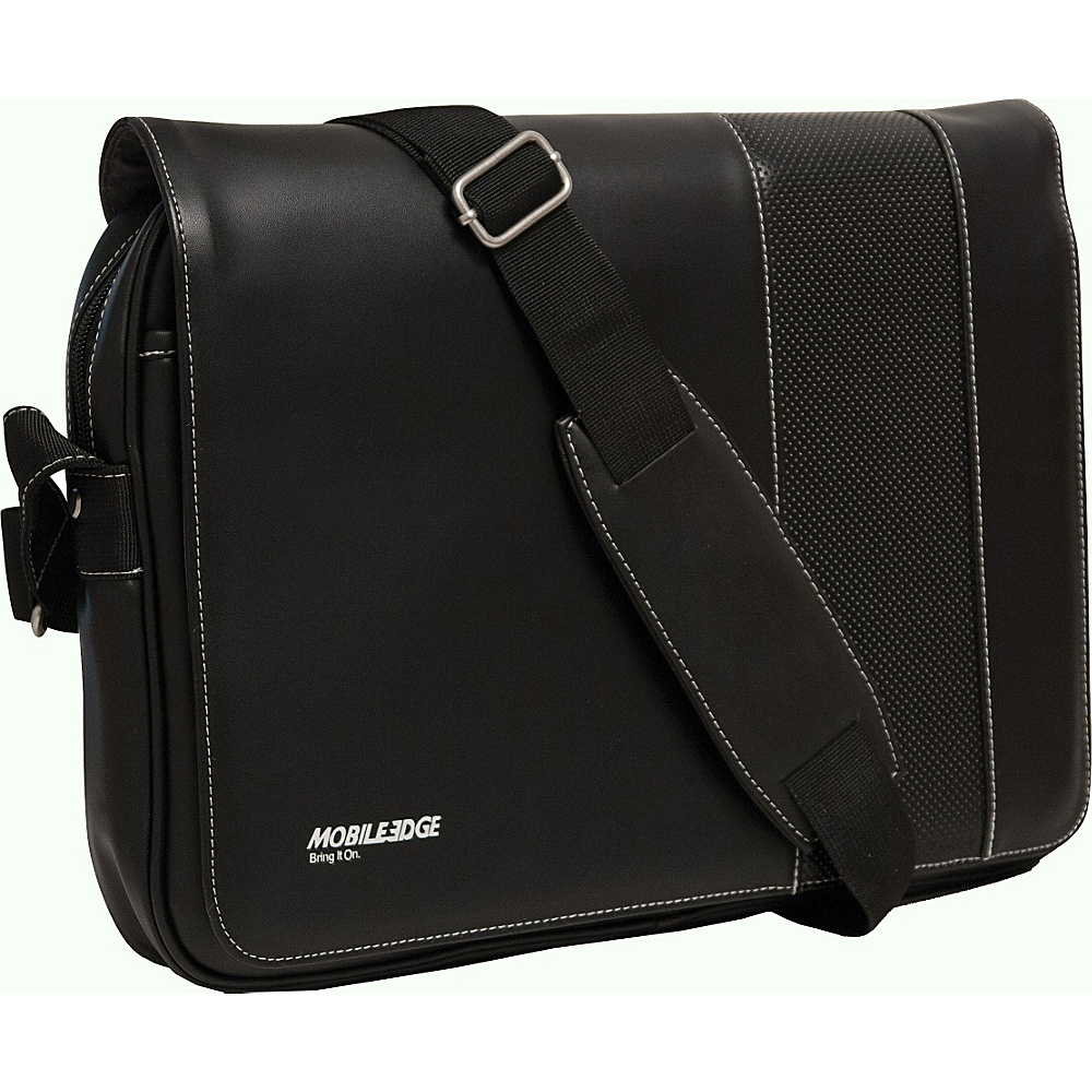 Mobile Edge Slimline Ultrabook Messenger 14.1 PC 13 MacBooks Black White Mobile Edge Messenger Bags