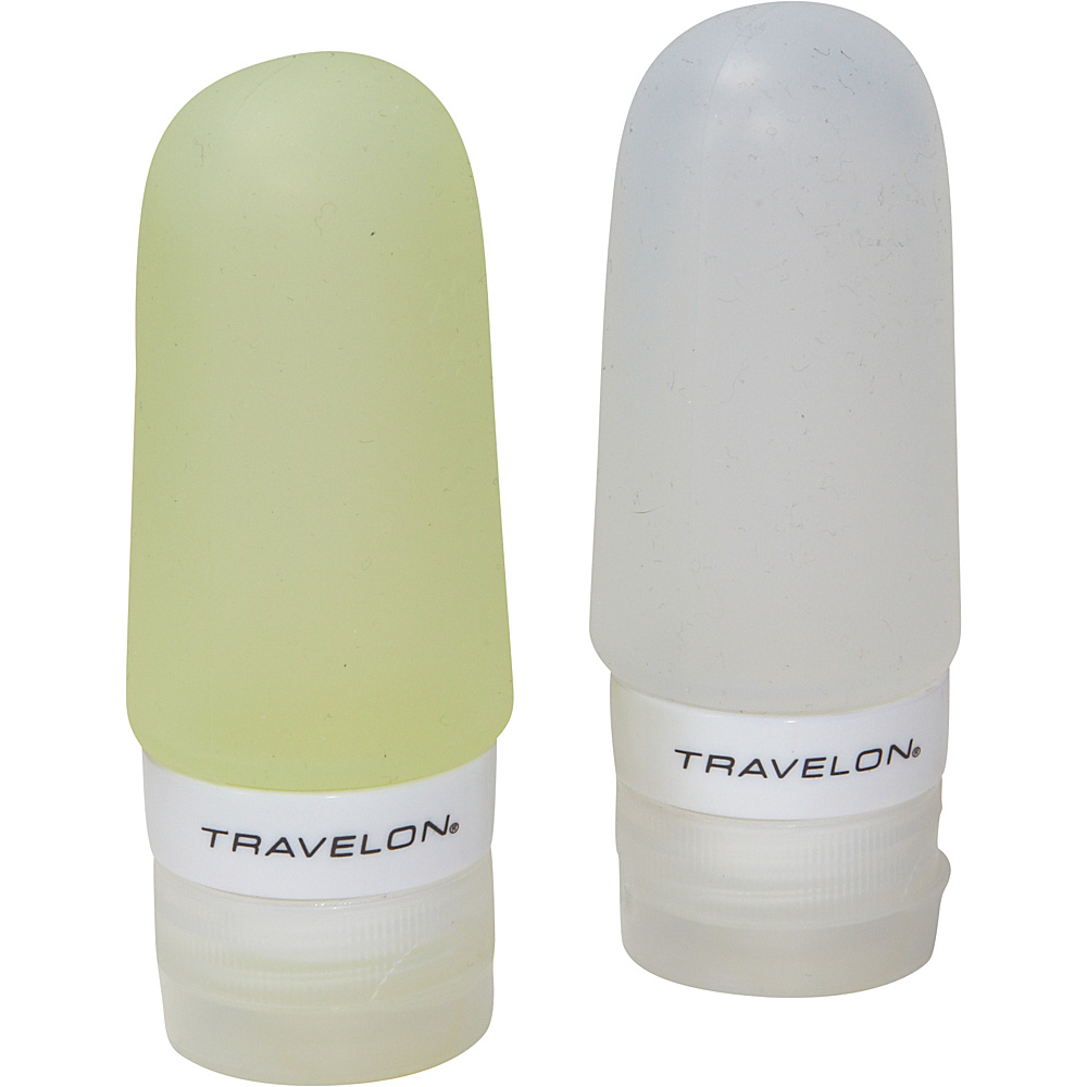 Travelon Smart Tubes Set of 2 2oz. Green Clear Travelon Toiletry Kits
