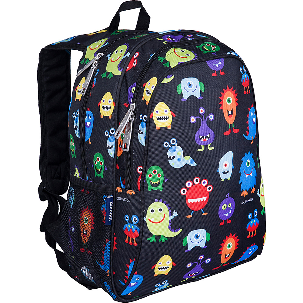 Wildkin Sidekick Backpack Olive Kids Monsters Wildkin Everyday Backpacks