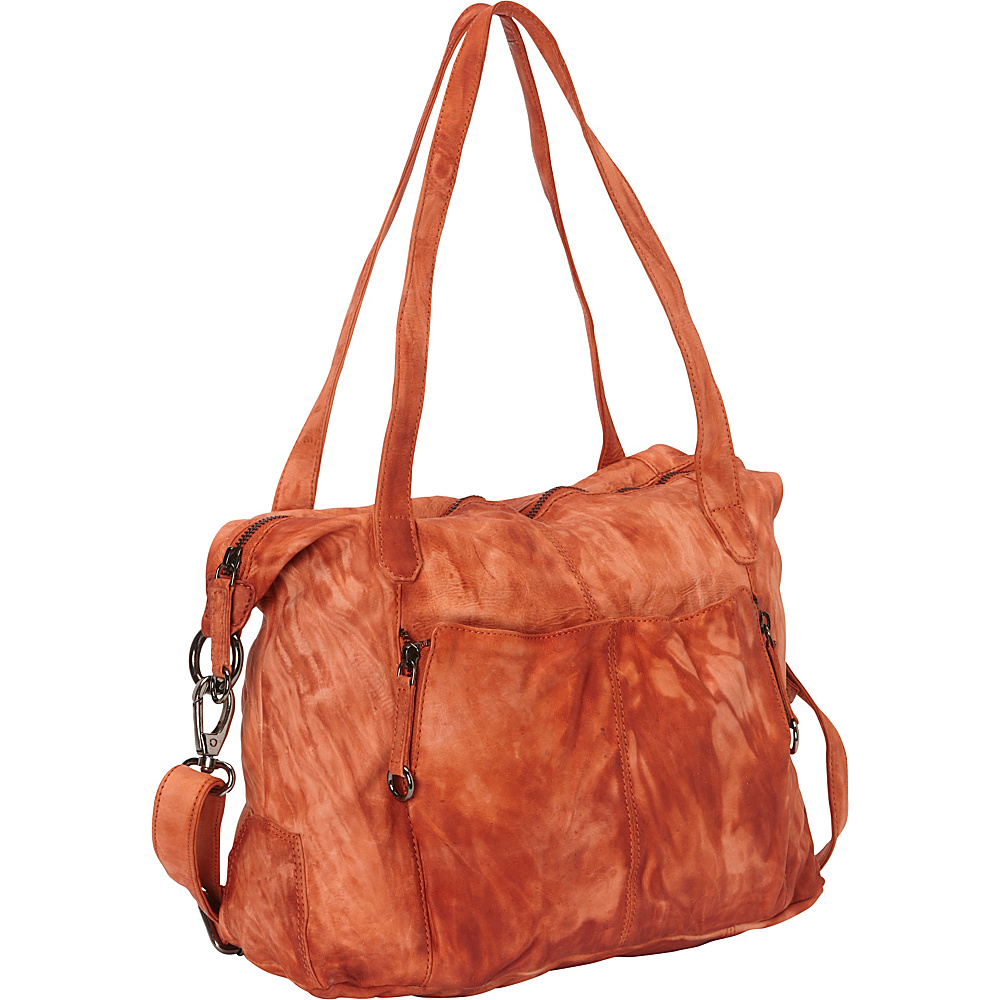Latico Leathers Jenna Shoulder Bag Orange Latico Leathers Leather Handbags